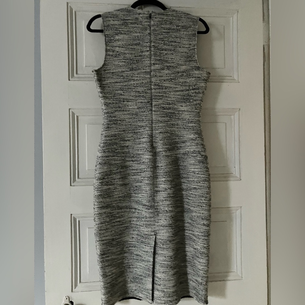 THEORY Eano Branson salt & pepper sheath dress. Body con w/ stretch. Like new. - Picture 6 of 9
